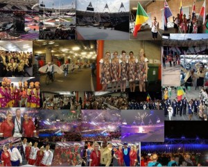 Some Olympic Volunteers