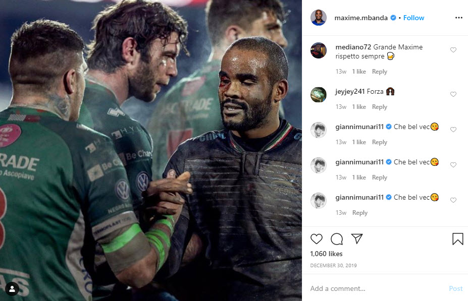 Rugby Players ALWAYS shake hands when the battle is over